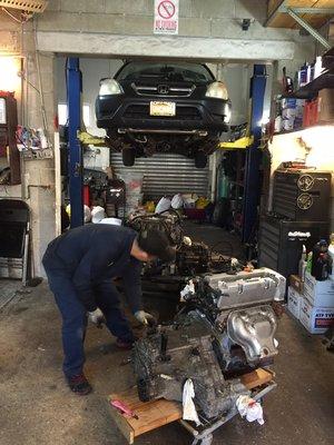 Engine replacement