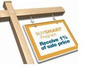 Buyer Rebate of 1% of the Purchase Price on All homes to include new homes.