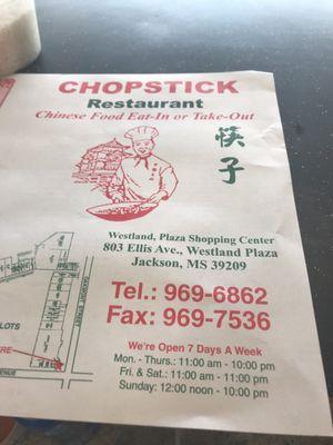 Chopstick Chinese Restaurant