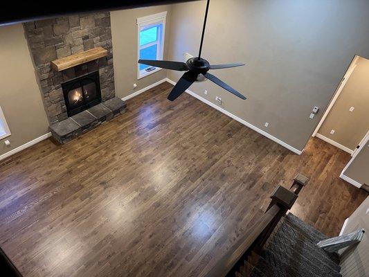 Custom wood floor