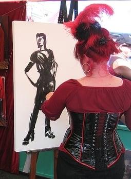 Suzanne at Folsom Street Fair