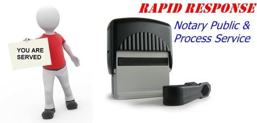 Rapid Response Notary & Process Service