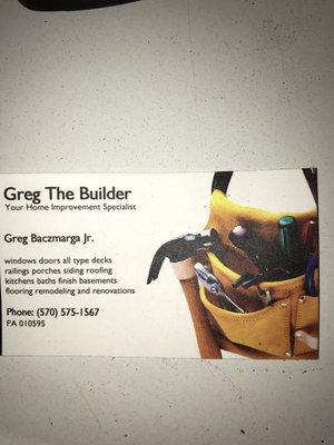 Greg The Builder