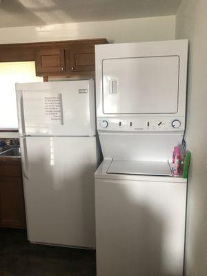 Fridge/Washer & Dryer