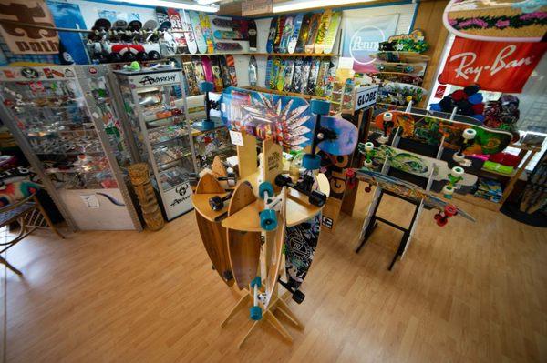 Our constantly changing skate section.