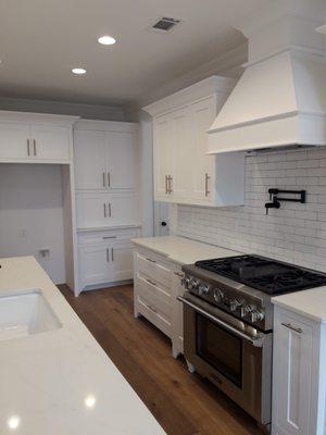 Newly built kitchen