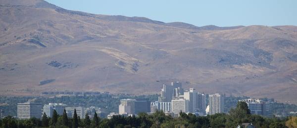 A nice view of Reno Nevada, taken by Joe Delorenzi.