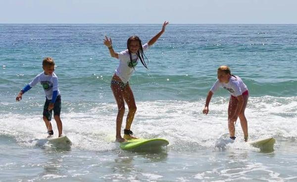 Party Wave. Surfing fun comes in all conditions.