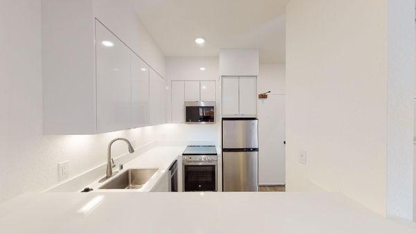 Newly remodeled apartment at 2133 Stockton street.