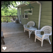 Enjoy your coffee on your private balcony with the Farm House Suite.