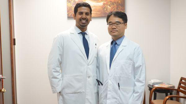 Dr. Varughese and Dr. Kim