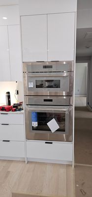 New Thermador oven and microwave