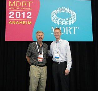 Carlson Agency Insurance Services at MDRT in 2012.  Top life insurance producer in the industry.