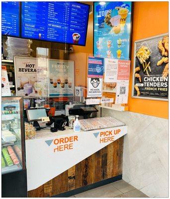 Small order counter.