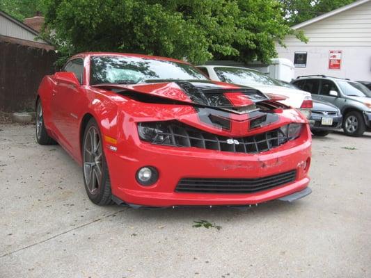 2010 Camaro wrecked