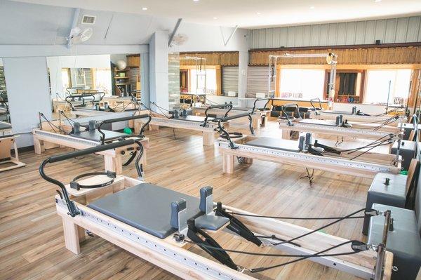 Check out our brand new Body Balance Reformers in our newly remodeled Pilates loft!