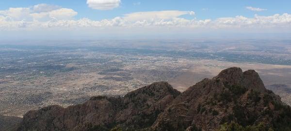 Albuquerque from the Sandia Crest