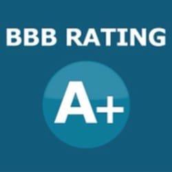 We have an A + rating on BBB