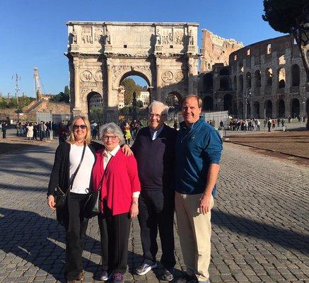 Family Thanksgiving in Rome