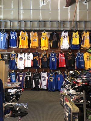 Reflections sports Collectibles store, jerseys galore they have almost everything !