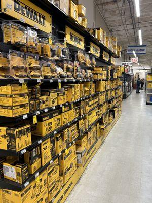 Huge Dewalt selection