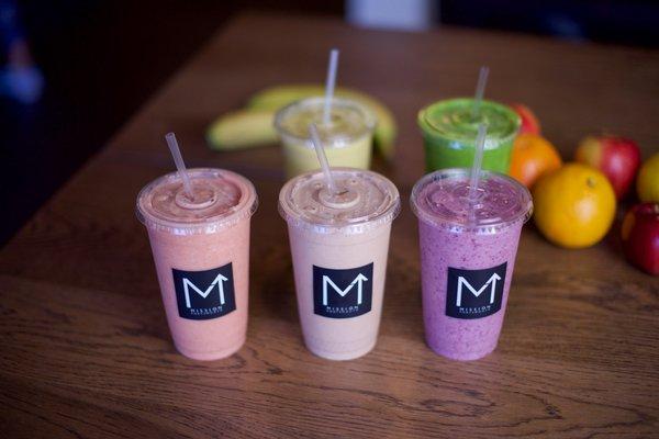 Smoothies from Nourish.