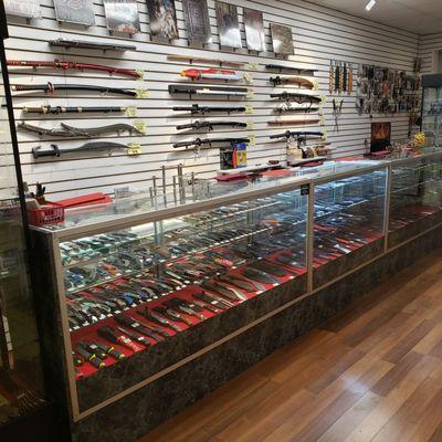 Knives and swords of all kinds. New location 2886 Merrick rd., Bellmore, NY 11710