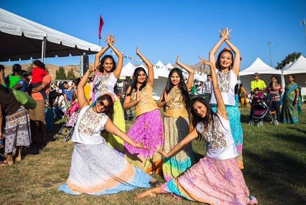 Students perform at community events.