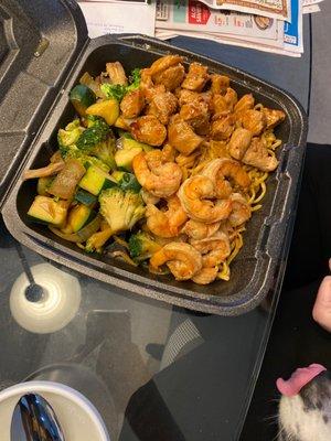 Hibachi Chicken and Shrimp