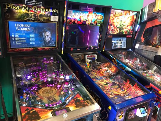 Newer pinball machines!