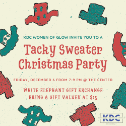 Grab that tacky Christmas sweater ladies and get ready to have a blast! 'Tis the season to play games, eat, and be merry! See you there!