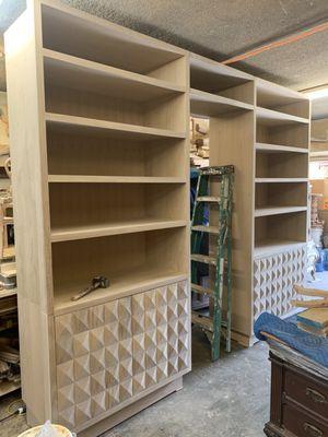 White oak bookshelf