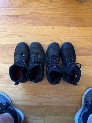 New boots compared to my old boots