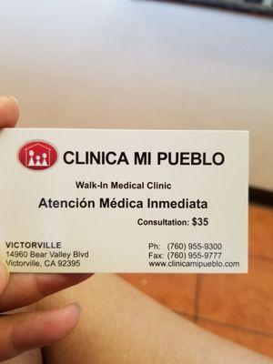 Best place in the High Desert for affordable and effective medical care!  Loved it.