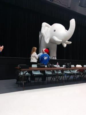 The annual White Elephant Grants Ceremony was held here 2014.