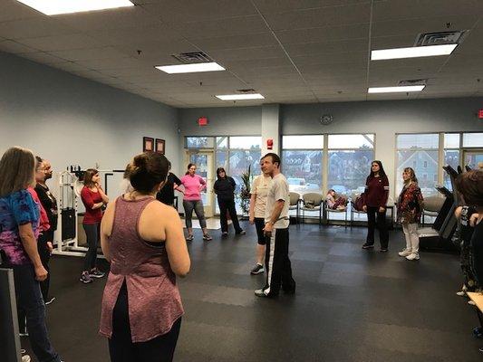 Women's Self Defense class