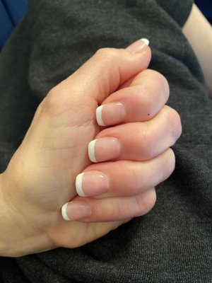 French manicure.