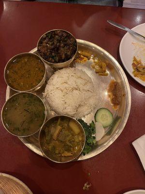 Goat Thali (local)