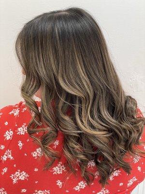 Balayage hair