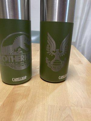 Custom laser tumbler