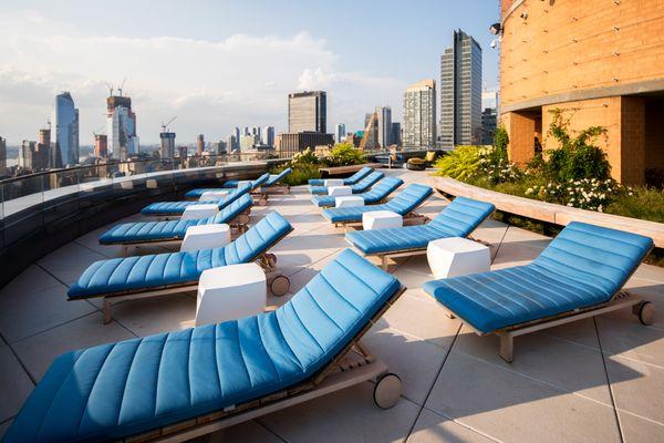 Sunbathe with views of the NYC skyline