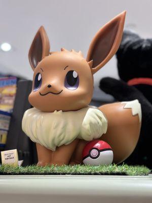 Eevee statue inside