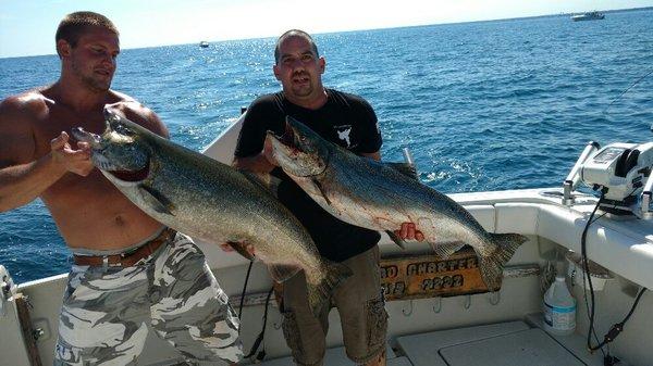 A couple of large kings taken off Braddock's bay