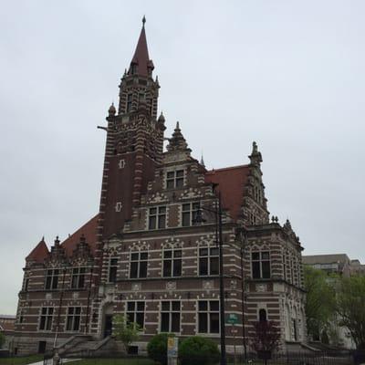 the historic Passaic County courthouse administration annex which was originally a post office built in 1899