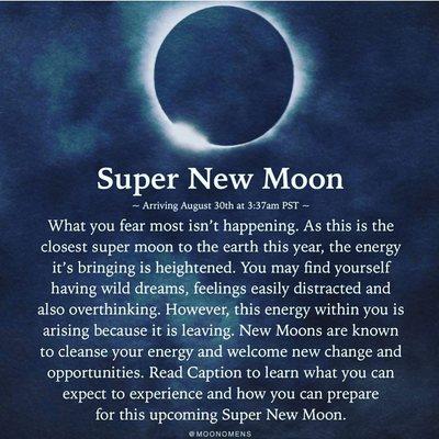 Super New Moon - MANIFEST energy!