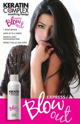 Express Keratin Blow out starting at $99!