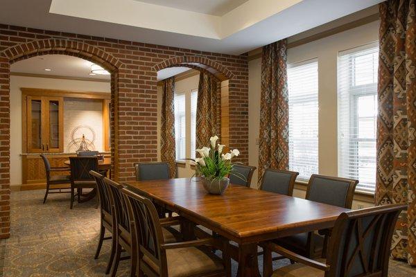 The Residence at Valley Farm Dinning Room Table.