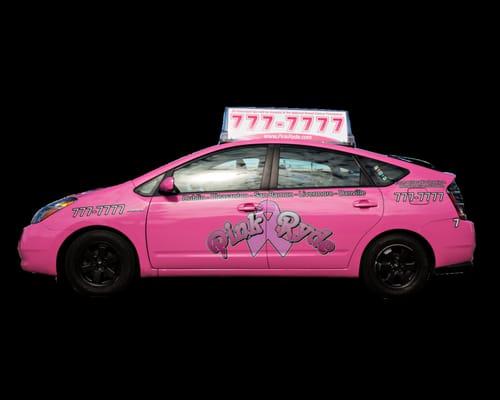 pink taxi