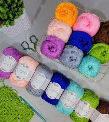 Silk/Cashmere Yarn - Available in 47 colors - https://www.guchet.com/guchetyarns/crochetyarnbyguchet