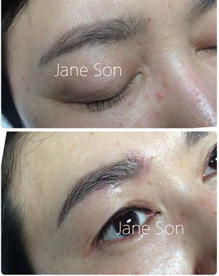 Eyebrows Semipermanent make up Retouch & Eye Line Newyork SnF